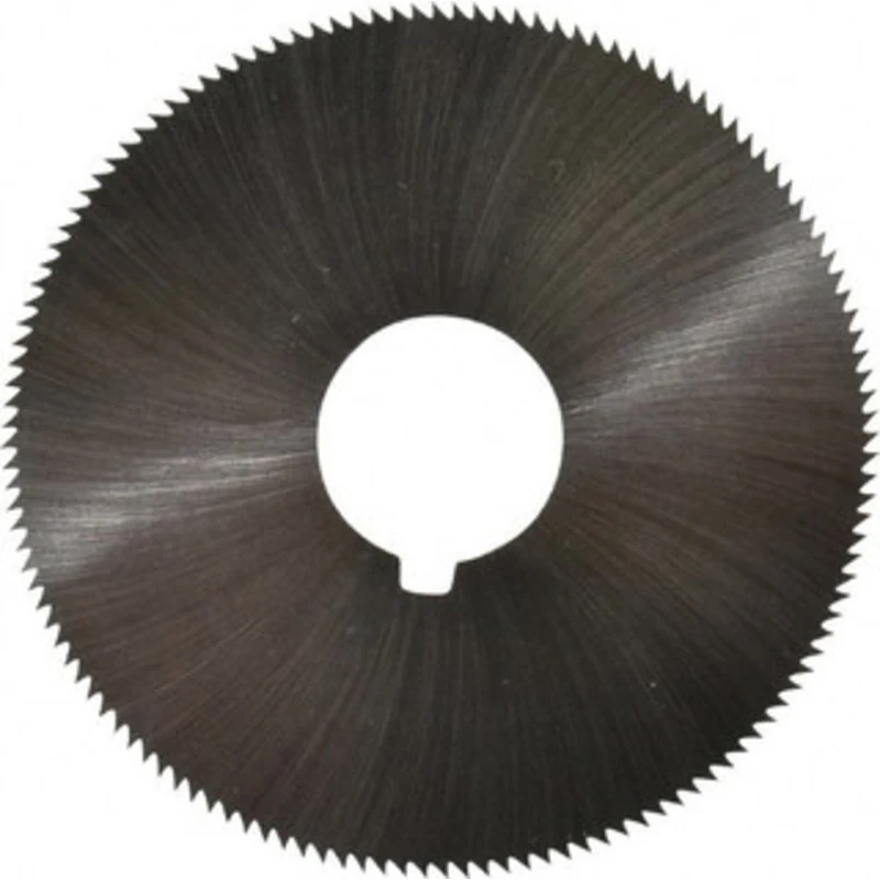 Made in USA 2-1/4 x 0.036, 5/8 Arbor, 132-Tooth High Speed Steel Slitting & Slotting Saw Uncoated, RH Cut, Straight T...